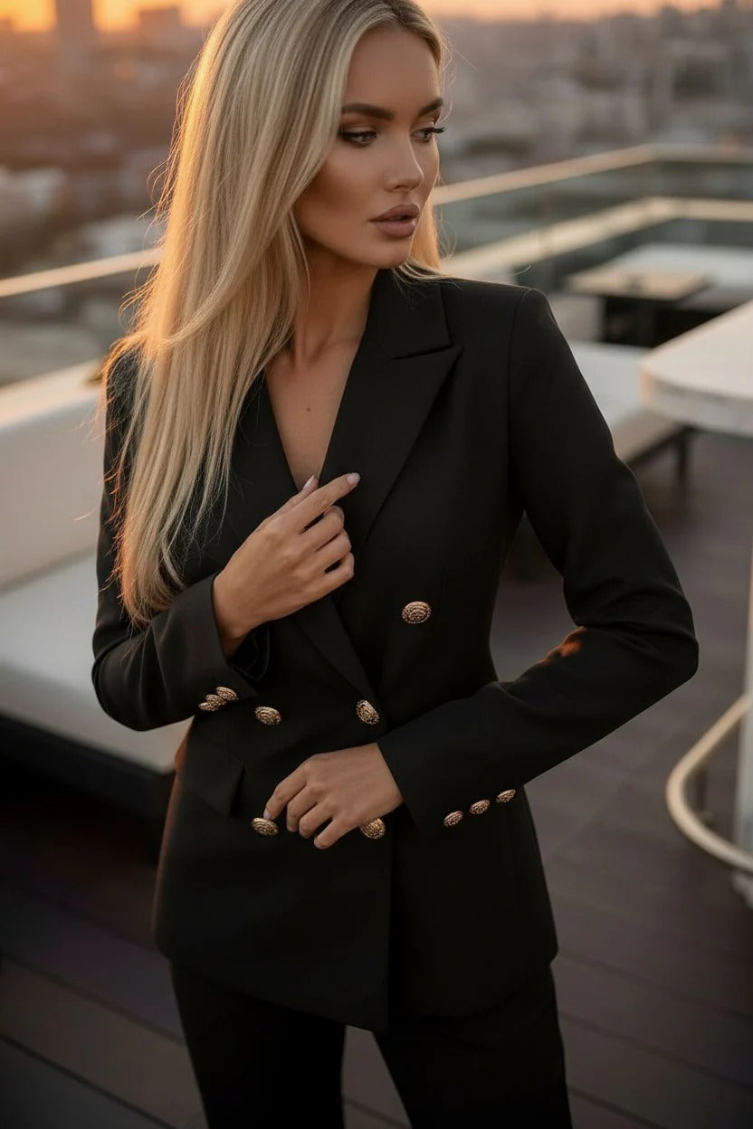 Traje Sastre Monaco con Botones Joya