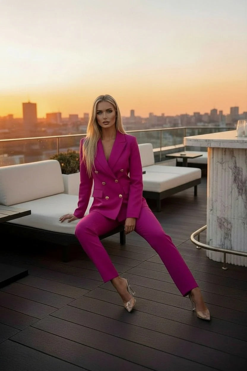 Traje Sastre Monaco con Botones Joya