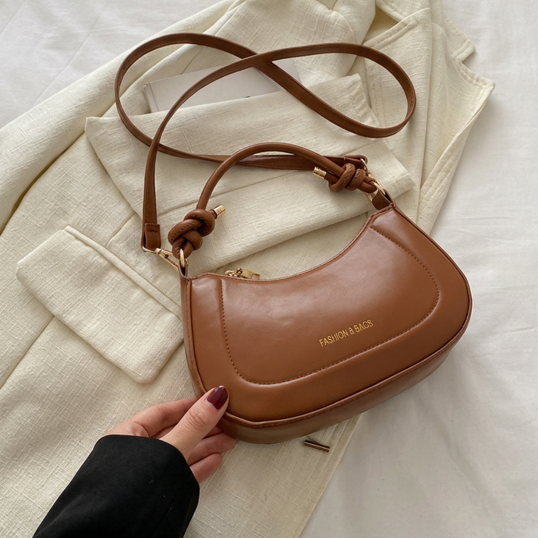 Bolso Baguette Glossy Noir