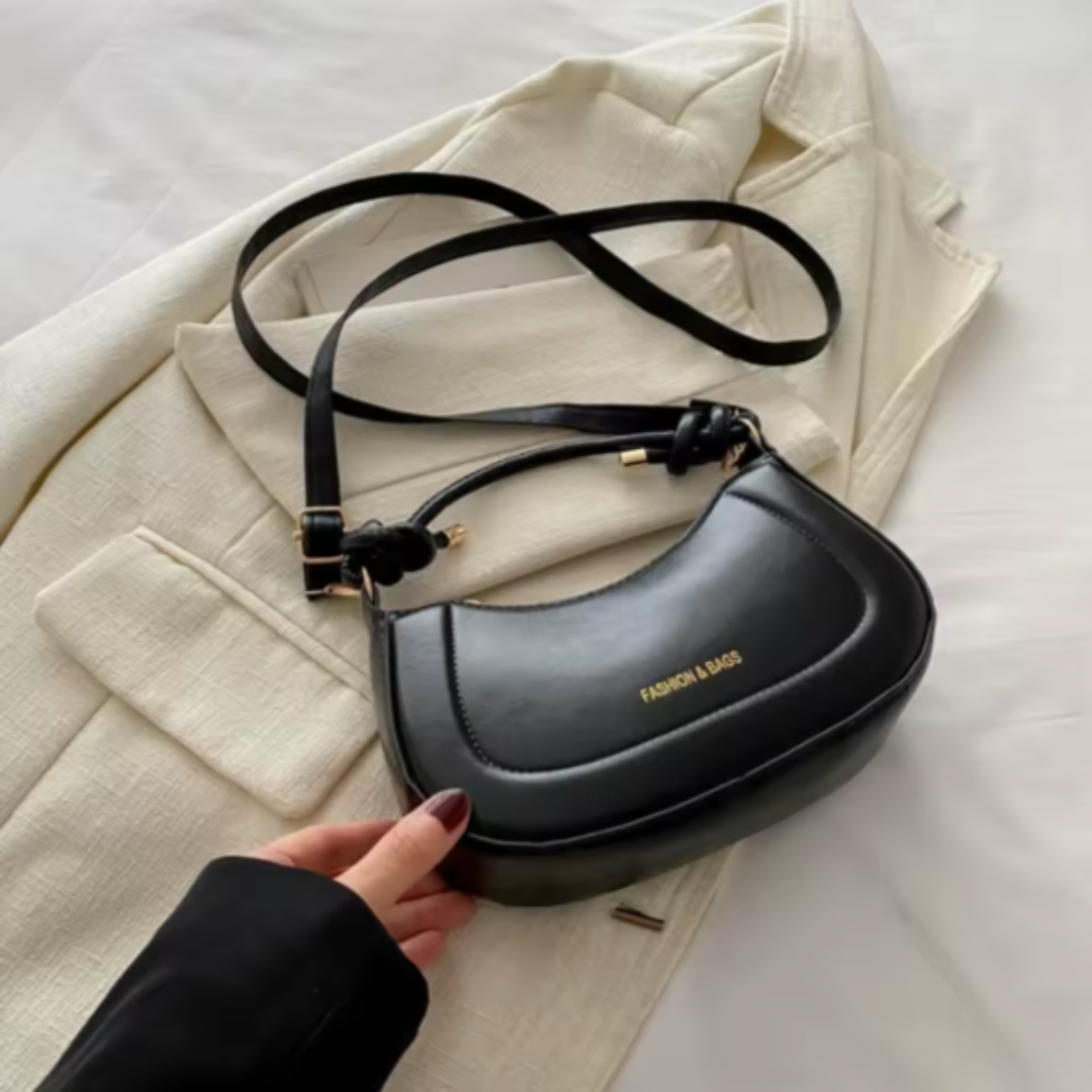 Bolso Baguette Glossy Noir