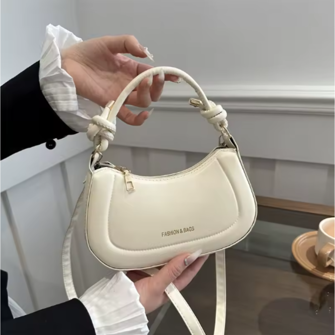 Bolso Baguette Glossy Noir