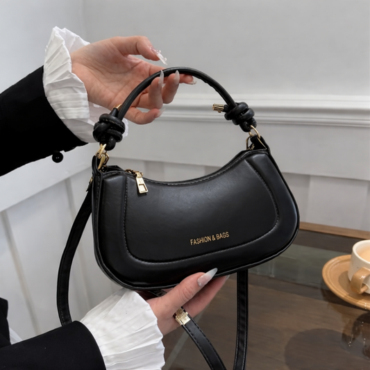 Bolso Baguette Glossy Noir