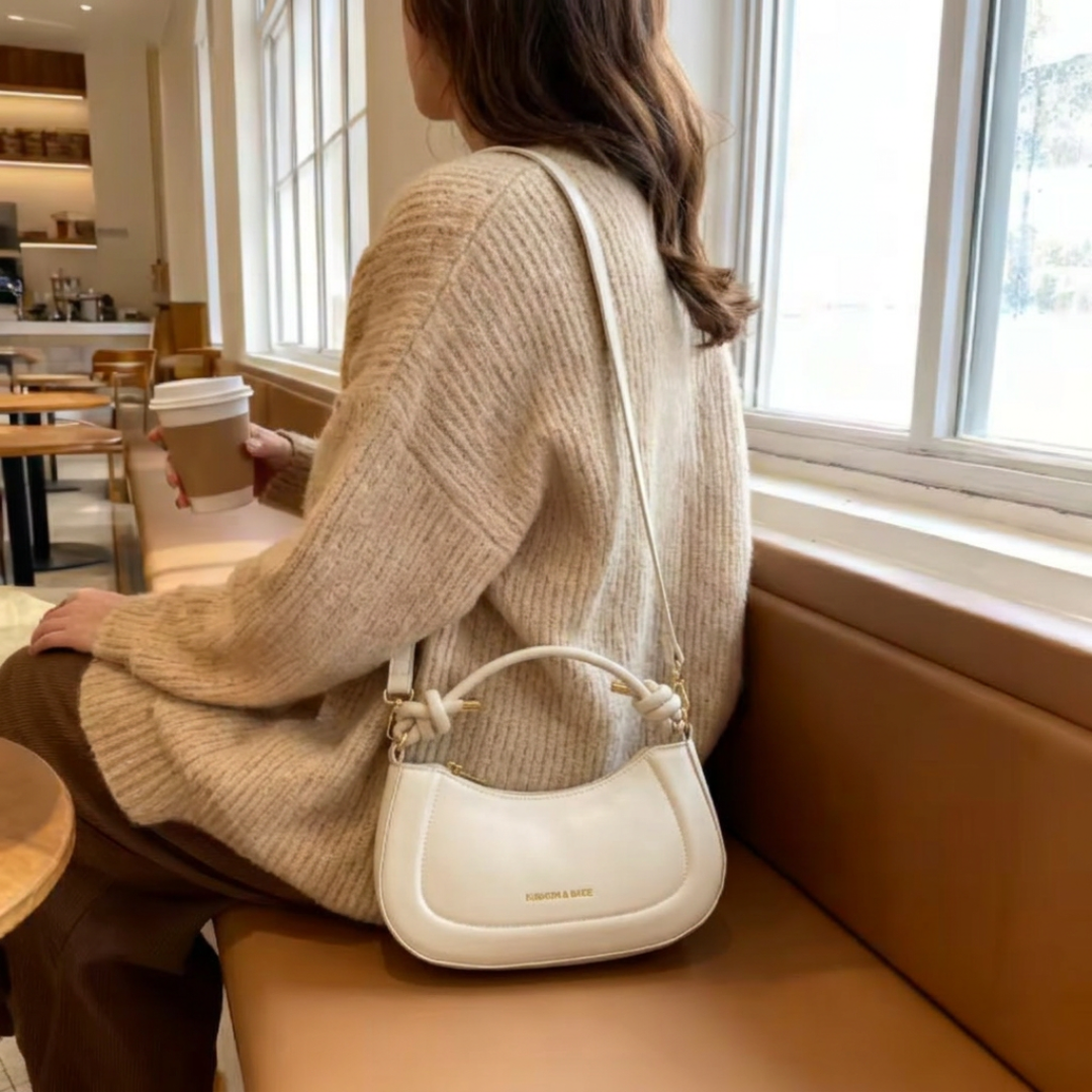 Bolso Baguette Glossy Noir